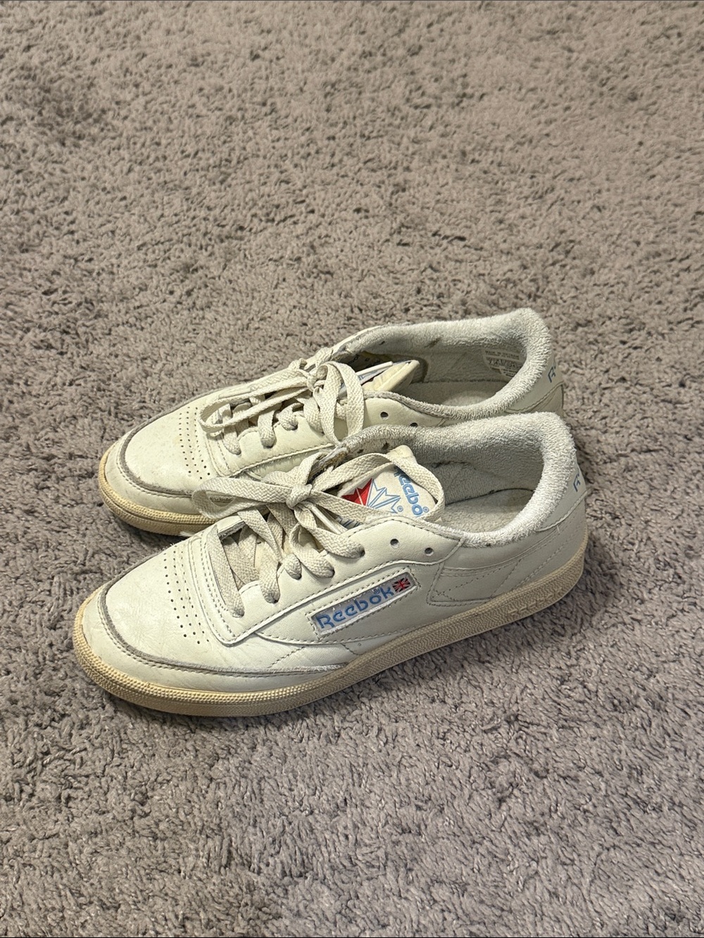 Reebok Classic Low-Top Sneakers in Off-White